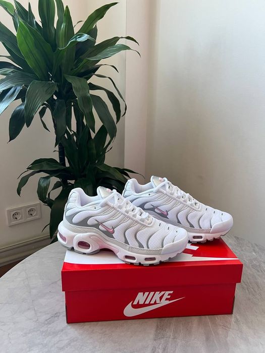 ТОП! Nike Air Max TN + White Pink , жіночі кросівки  , кросівки Найк