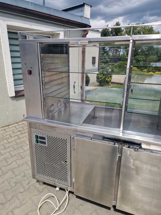 Bufet-Bar Chiński,Witryna chłodnicza INOX,Stół chłodniczy