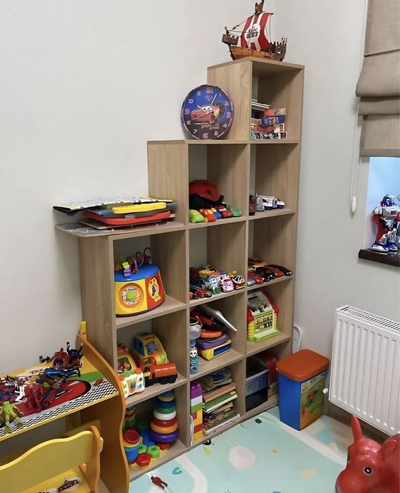 Стелаж Полиця Шафа для іграшок Стелаж дитячий Етажерка Поличка Полка дитяча  Органайзер для іграшок  Стеллаж для игрушек  Полка для игрушек для  книг