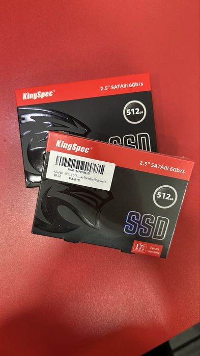 2 Ssd’s KingSpec 512gb cada novos!