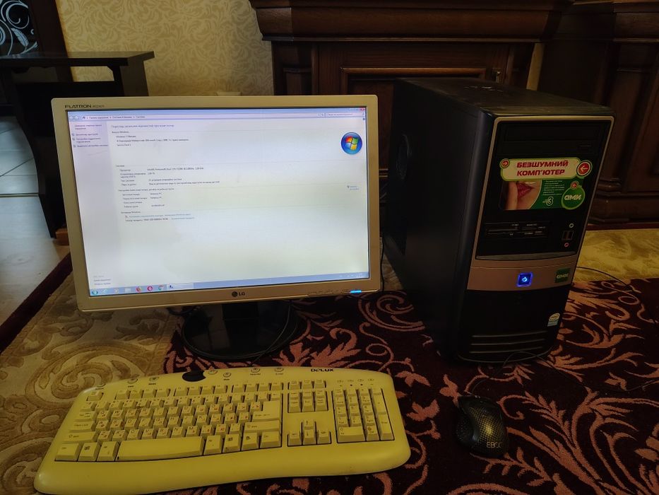 ПК е2200/2gbDDR2/HDD250gb/400w + LG w2242s 22"