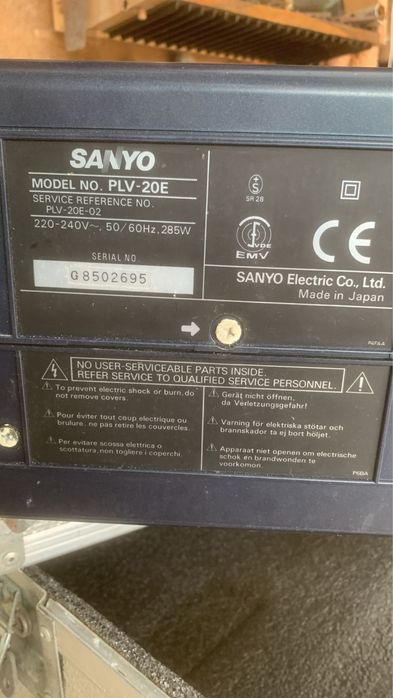Projetor Sanyo PLV 20E