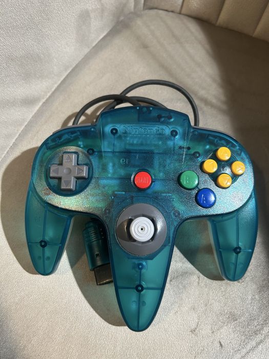 Nintendo 64 pad ceystal blue