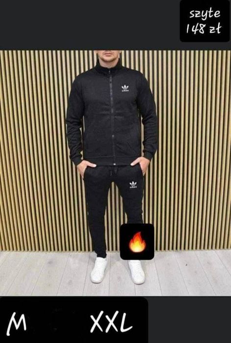 Nowy męski dres szyte logo rozmiary od M do XXL