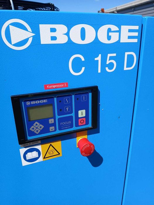 SPRAWNY!!! Sprężarka śrubowa BOGE C15 D 11kW 1.74m3/min, S015018