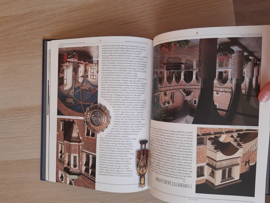 Książka ze zdjęciami i opisem Krakowa album Kraków