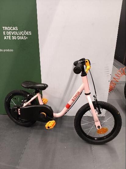 BICICLETA DE APRENDIZAGEM 2 EM 1 CRIANÇA 3-5 ANOS 14" DISCOVER 500