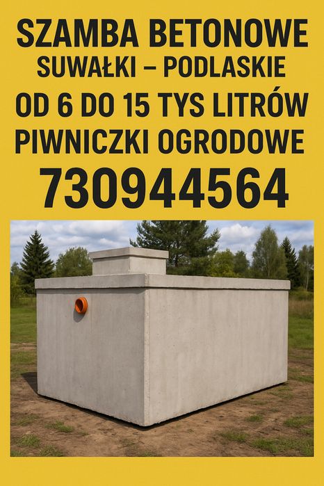Szamba Betonowe Zbiorniki Deszczowka