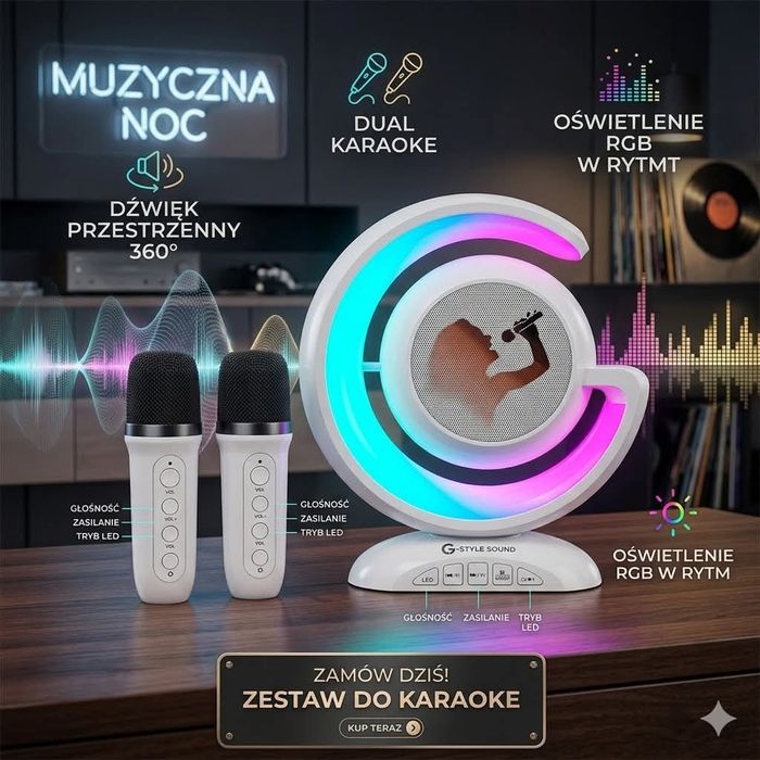 Głośnik bluetooth karaoke