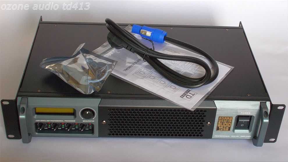 Końcówka mocy z procesorem DSP 4X2200W RMS 4 Ohm Ozone Audio td4,13