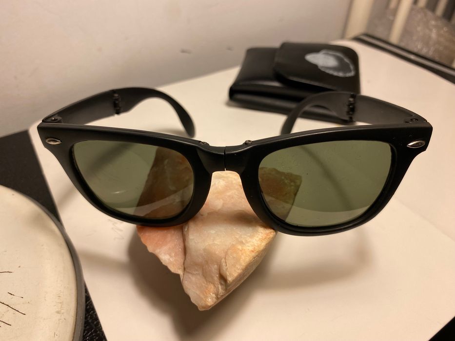 Óculos de sol dobrável vintage