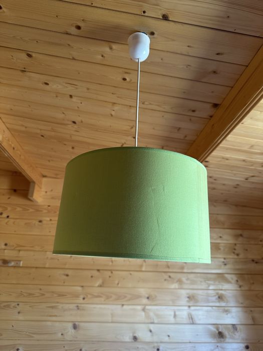 Candeeiro de teto verde