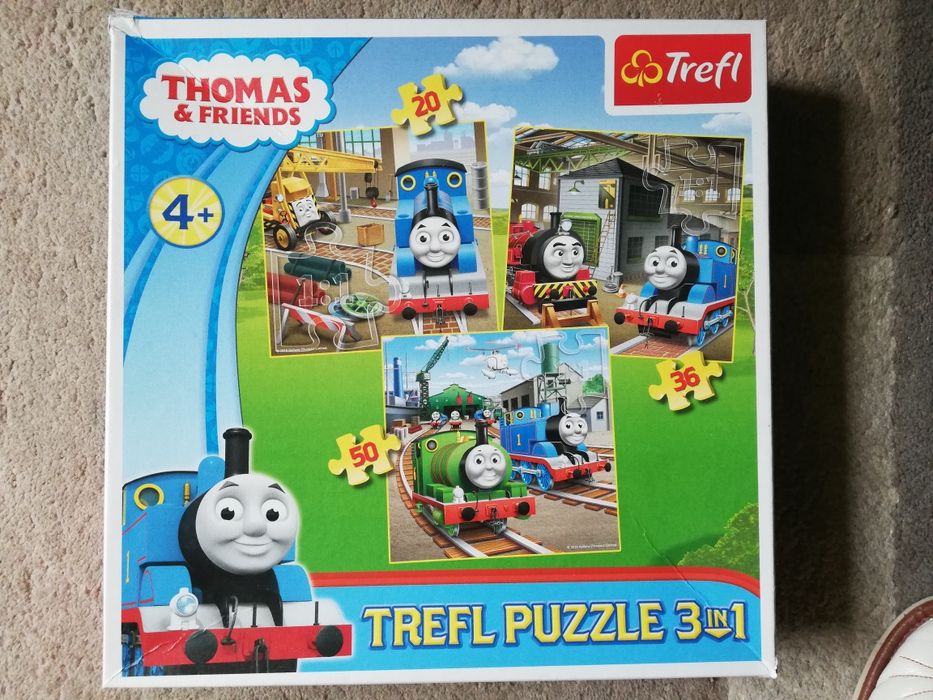 Trefl puzzle 3 w jednym Thomas & Friends Tomek i przyjaciele