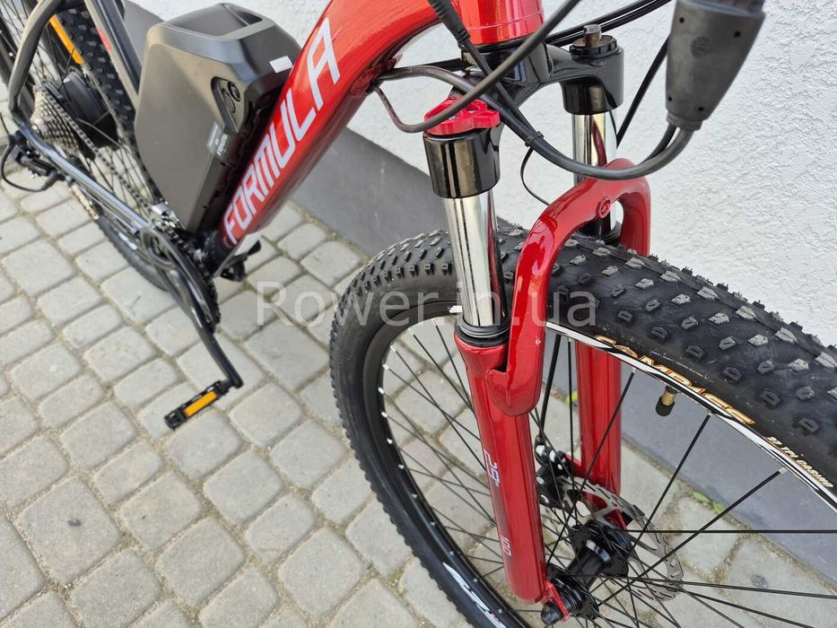 Велосипед з електроприводом 29" AL Formula eF-1 DD CS рама-21" 48B 12.5А*г 500Вт червоно-сріблястий 2026