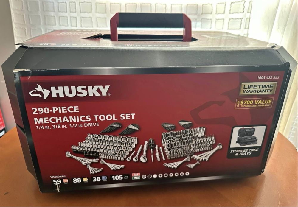 Оригінальний набір інстументів Husky на 290 предметів з США