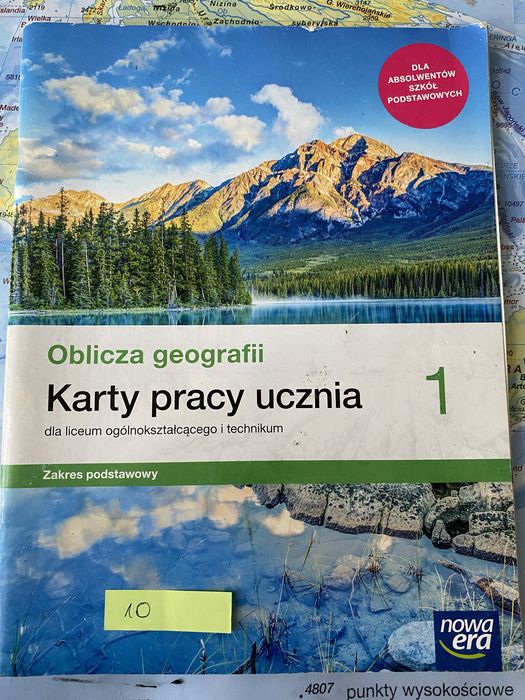Sprzedam karty pracy z geografii do 1 klasy LO