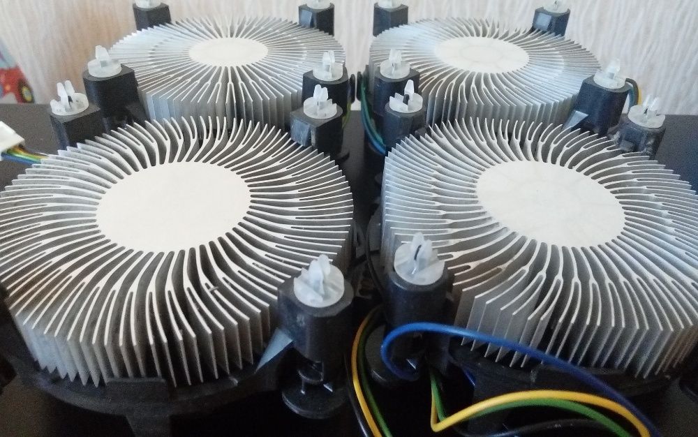 Кулера Intel с радиатором. Для светодиодов, для LED