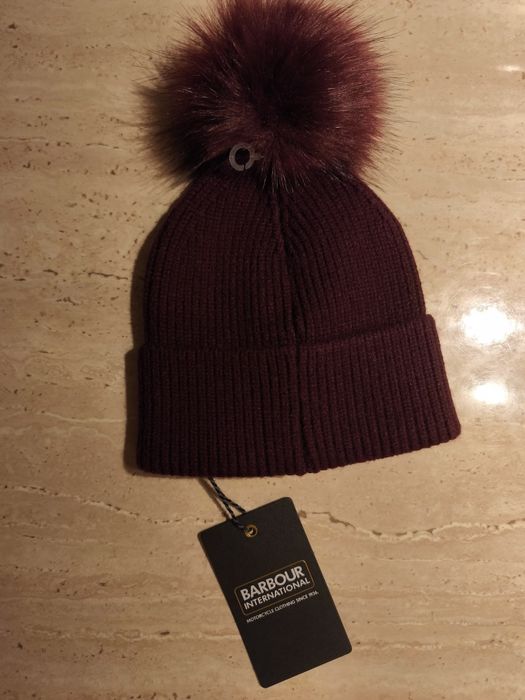 BARBOUR czapka damska nowa z metką
