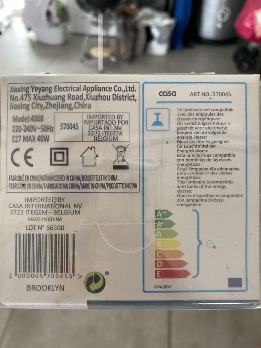 Candeeiro de teto CASA