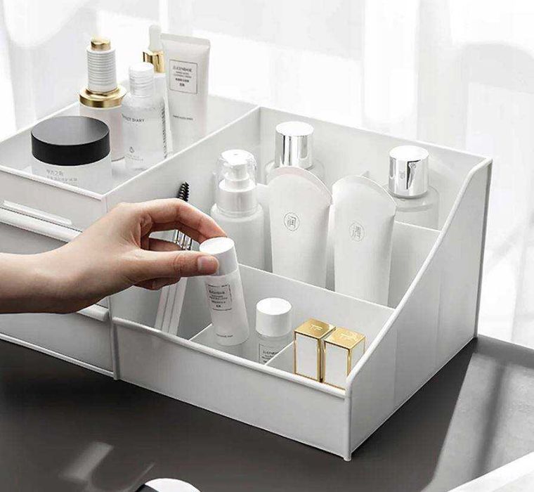 Organizer na kosmetyki szkatułka szuflady pojemnik