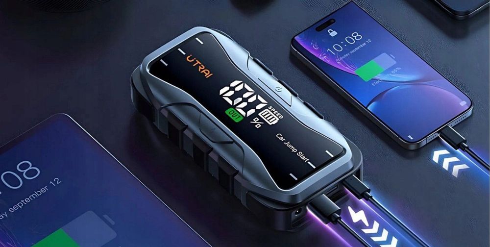 BOOSTER jump starter 6000A 27000mAh powerbank