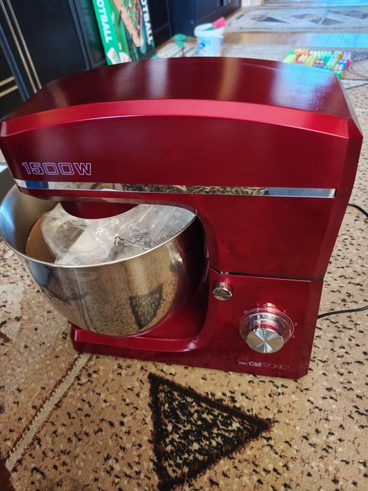 Clatronic KM 3765 XXL Robot Planetarny 10L 1500W Czerwony NOWY!
