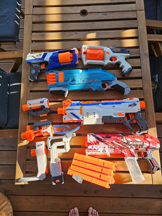 NERF duży zestaw elektryczny