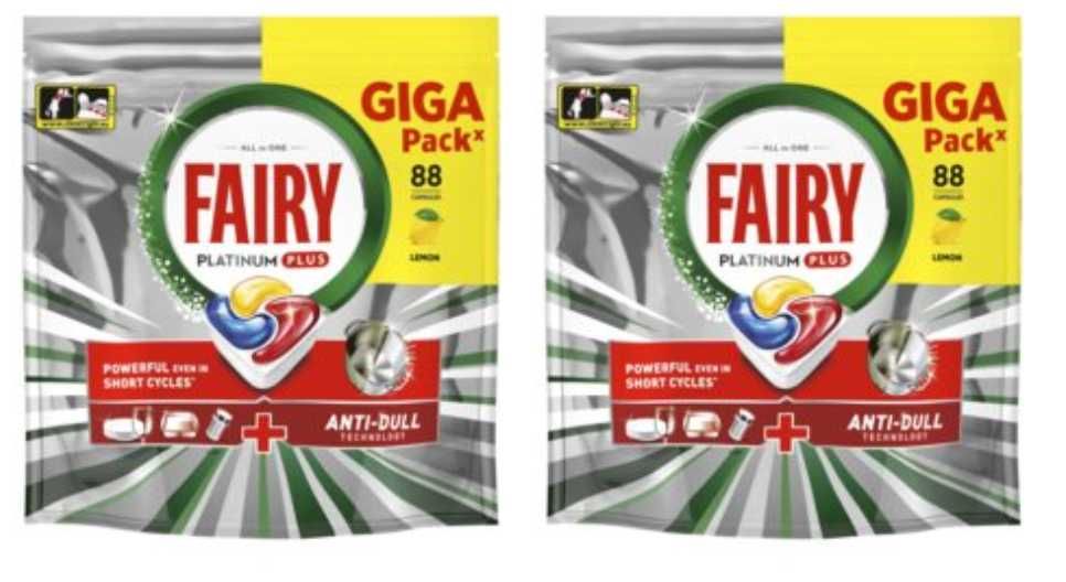 Fairy Platinum Plus  180 sztuk , tabletki, kapsułki do zmywarki