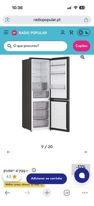 Frigorifico LG Novo