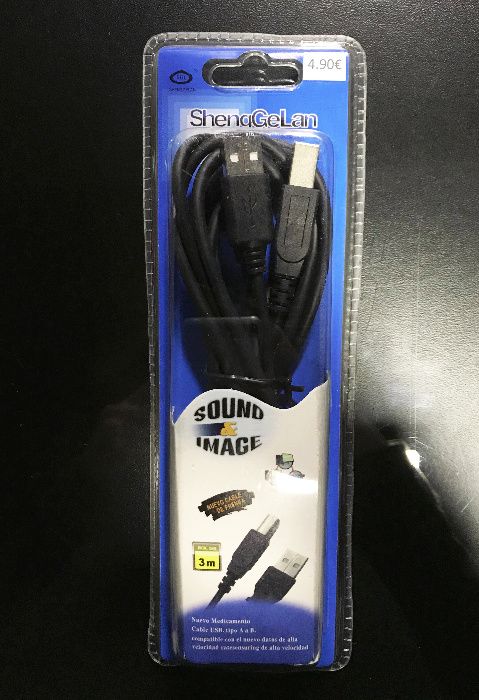 3-meter USB A - USB B Cable / USB A-B Cable / Printer Cable - Sealed64584977785345120