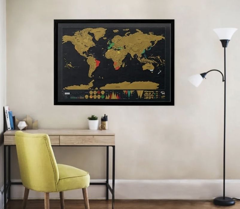 Mapas do Mundo de Raspar (novos)