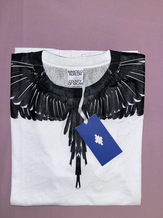 Wyprzedaż t-shirt męski Marcelo Burlon COUNTY OF MILAN.