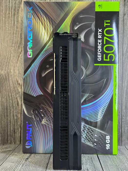 Видеокарта Palit GeForce RTX 5070 Ti GameRock 16GB 1 шт. USED!