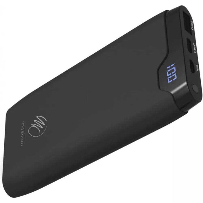 Повербанк 10000 mAh, Зовнішній акумулятор з LED-дисплеєм, швидкою зарядкою та USB-портами