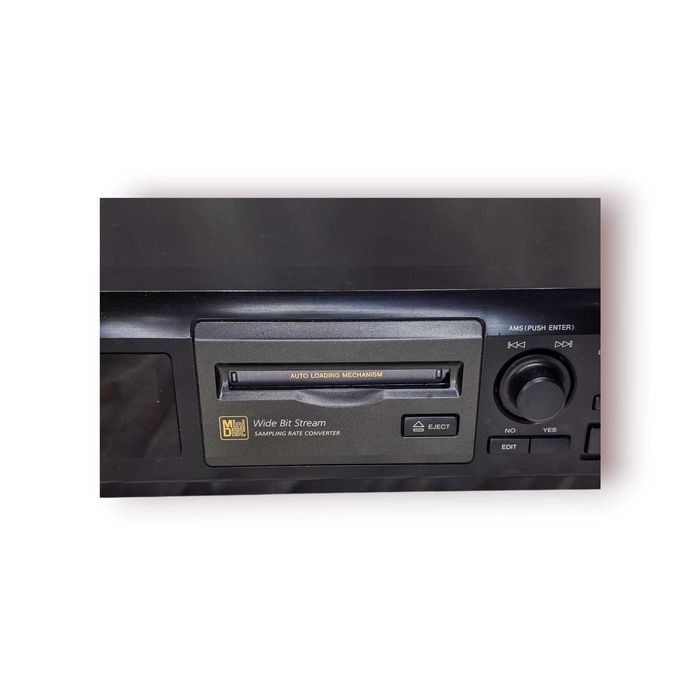 Sony MiniDisc Deck MDS-JE510 com Comando e Manual
