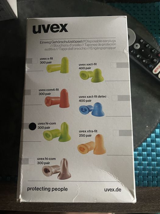 Zatyczki do uszu uvex