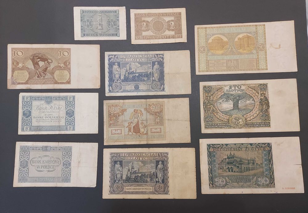 Австро-Угорські крони, польські злоті