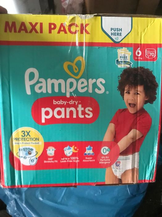 Pampers pants 6 70шт