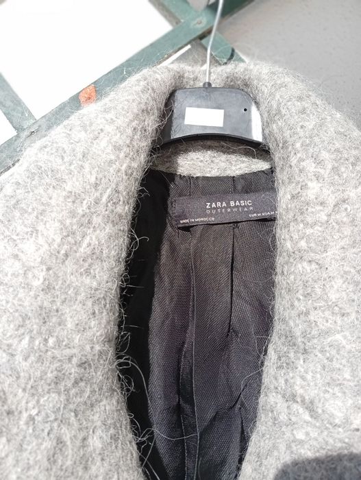 Casaco Comprido Cinza – Zara | Tamanho M