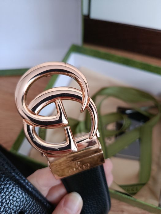 Pasek Gucci czarny