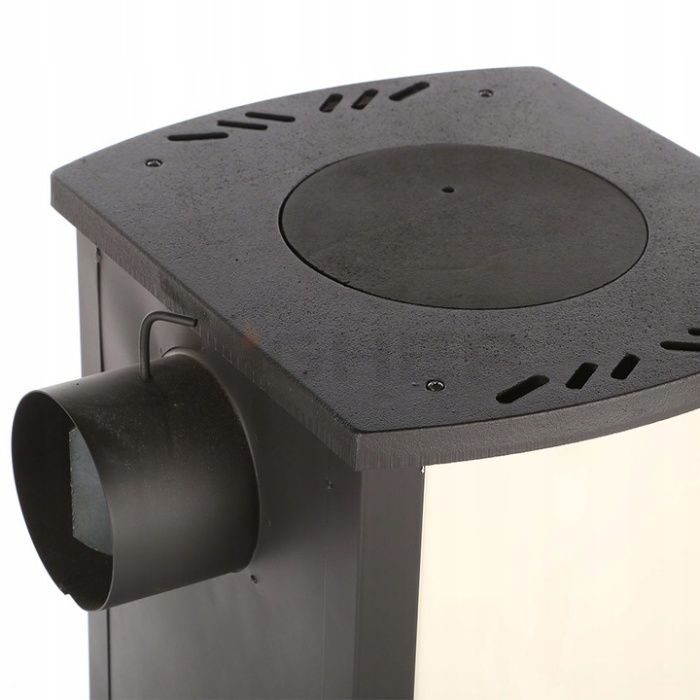 Piec stalowy kominek wolnostojący BLIST Ekonomik Lux / BERNA LUX 5,3 kW