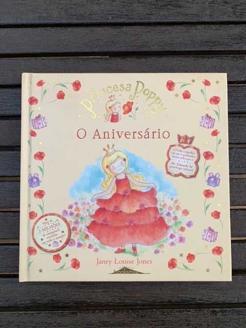 Livro Infantil Princesa Poppy "O Aniversário"