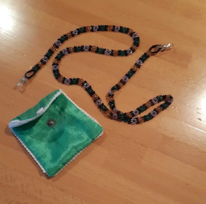 Colar de mini-missangas 2ª metade do século XX