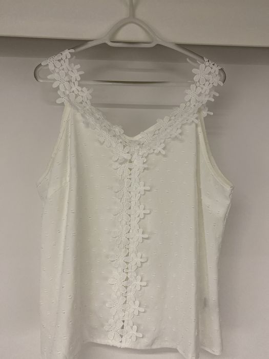 Bluzka/koszulka biała/krem