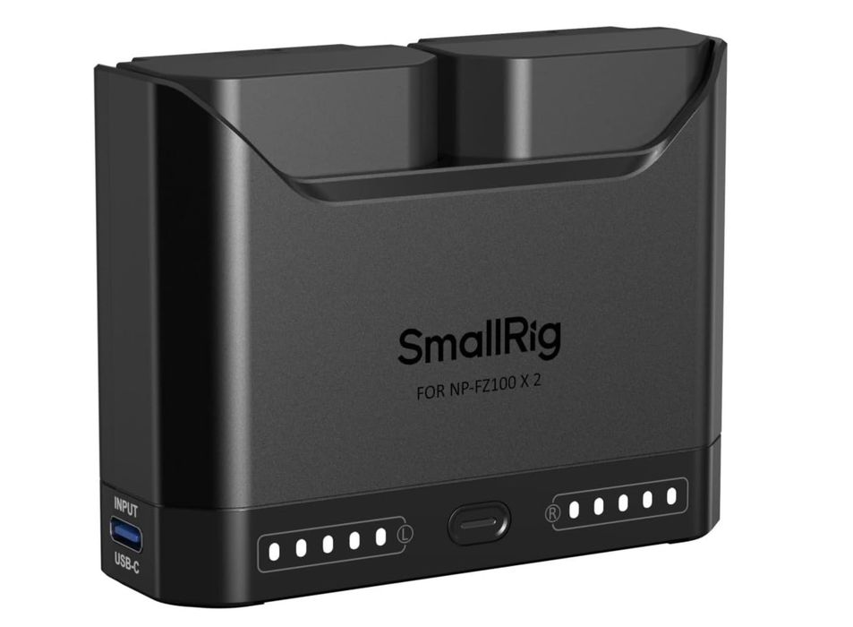 SMALLRIG NP-FZ100 Kit baterias para Sony, Dual Charger 22.5W