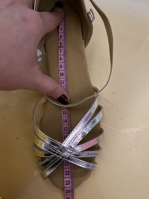 Туфлі для бальних танців ювенали блок-каблук