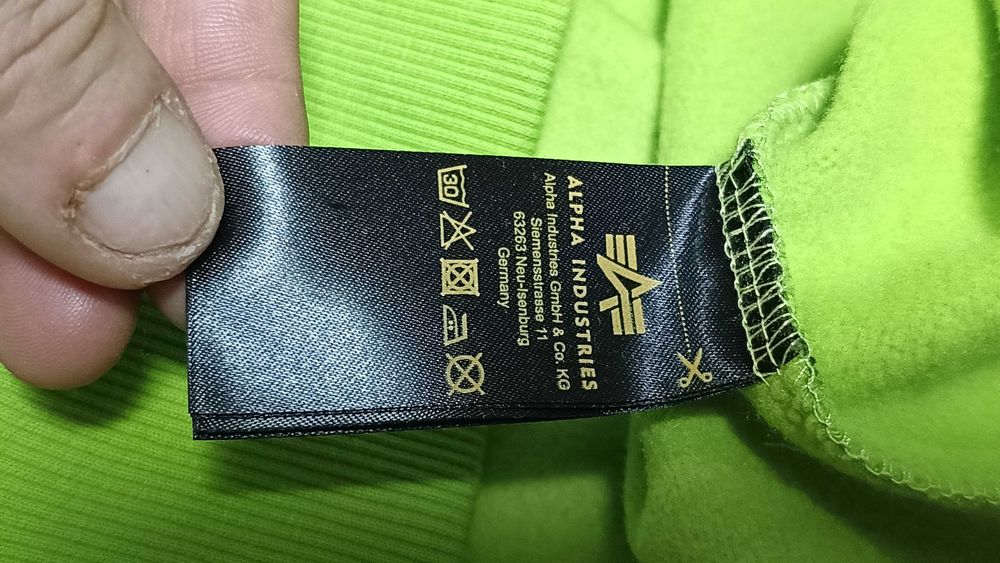 Męska bluza ALPHA INDUSTRIES r.XS nowa stan idealny