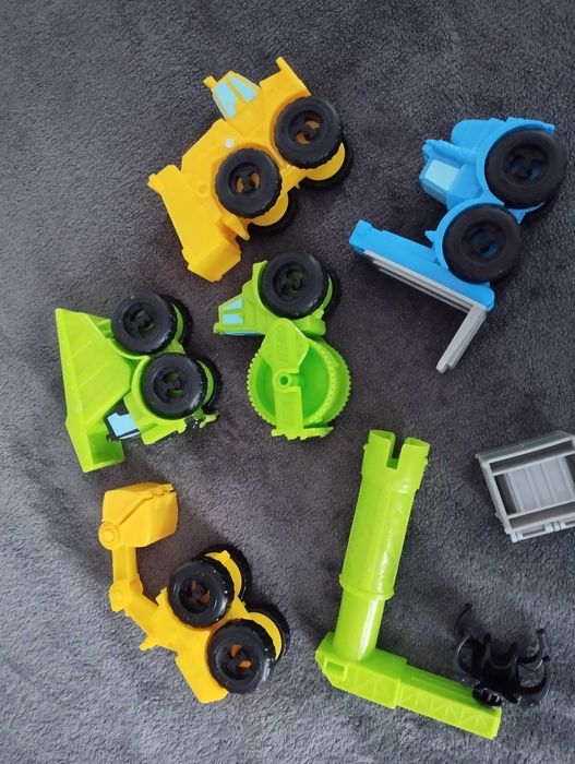Play doh pojazdy budowlane