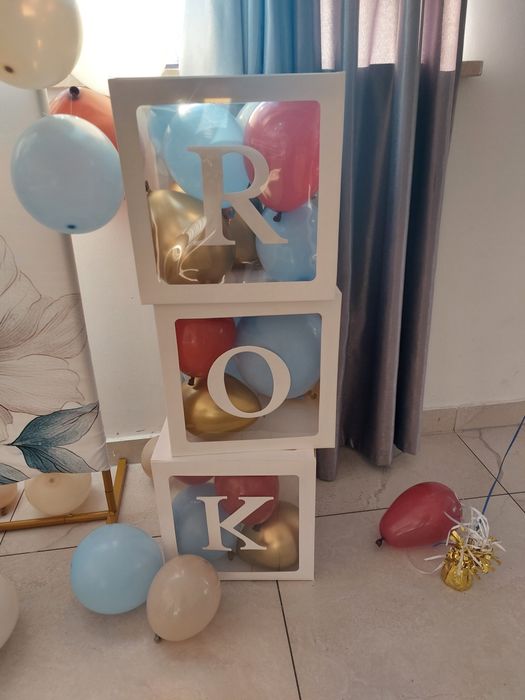 Ścianka roczek rok urodziny