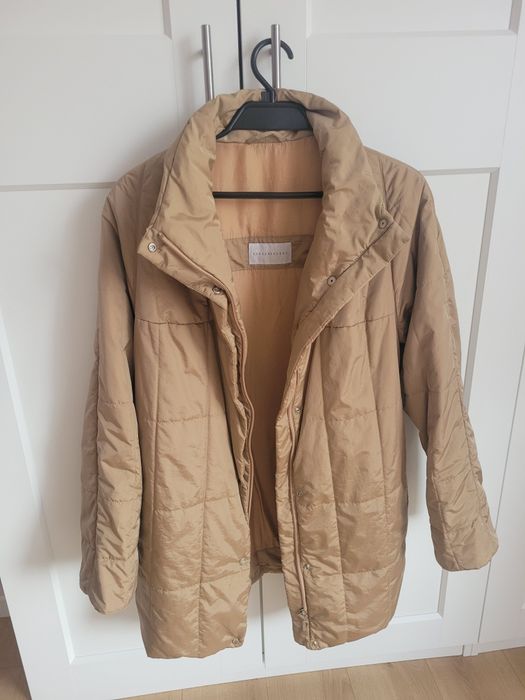 Kurtka damska pikowana przejściowa wiosenna Giorgio brąz camel XL